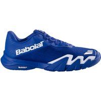 Babolat Jet Viva Padel Schoenen Marine Blue Synthetisch Rubber Volwassenen Tapijt