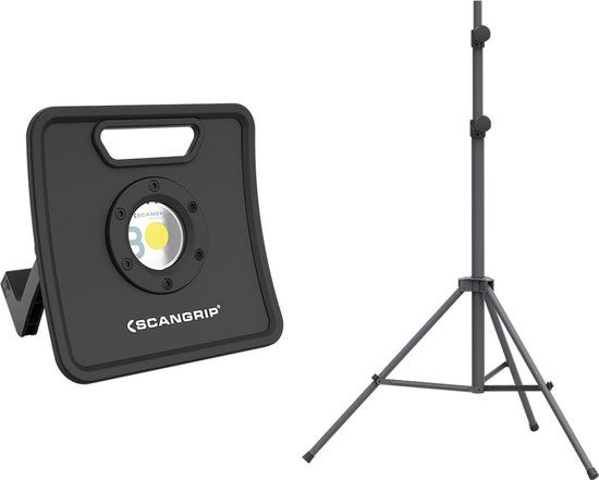 Scangrip NOVA 5K LED Bouwlamp - Dimbaar - 5000lm - Met Tripod Statief