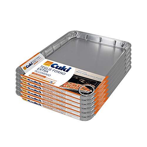 Cuki Extra aluminium - hoge sterkte - 16 porties - rechthoekig [R4432] - 6 verpakkingen met 2 stuks - 920 g