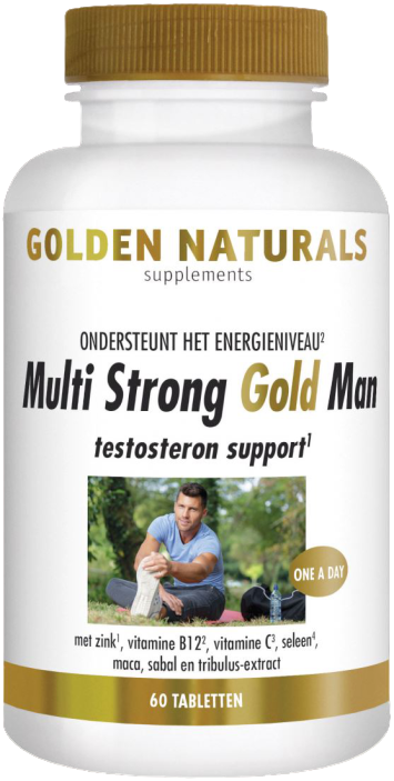 Golden Naturals Multi strong gold man 60 tabletten