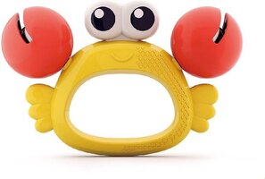 Bo Jungle B-Rattle Symphony Krab Rammelaar - Geel - 3+ maanden
