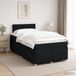 Maison Exclusive - Lit boxspring avec matelas noir 120 x 190 cm Tissu