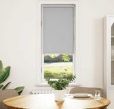 Maison Exclusive - Verduisteringsrolgordijn, lichtgrijs, 40x150 cm. Stofbreedte: 35,7 cm