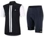 Merkloos Fietsset met Comfortabele Korte Fietsbroek en T-shirt