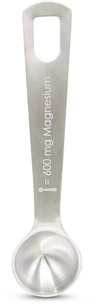 MontenSal Maatlepel Magnesiumcitraatpoeder Voor Paarden - RVS - Zilver