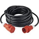 AS Schwabe 60519 alimentation Rallonge 32 A noir 25,00 m H07RN-F 5G 6 mm² avec inverseur de phase