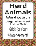 Herd Animals Large Print Word Search Puzzle Book