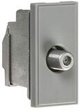 Knightsbridge Screened SAT TV Outlet Module 25 x 50mm - Grijs