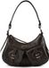 Coccinelle Mavery Schoudertas Leder 29 cm - Dames - fango