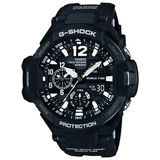 Casio G-Shock Gravity Master Heren Polshorloge Analoog Quartz Zwart Kunststof 52mm 100 ATM