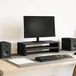 vidaXL Support moniteur Chêne noir 54x22x15 cm Bois traité