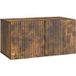 Vidaxl Meuble TV mural 59,5 x 31 x 30 cm chêne fumé bois d'ingénierie
