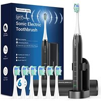 PHYLIAN PRO Sonic elektrische tandenborstel - Oplaadbaar - 6 borstelkoppen - Reiskoffer