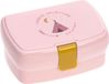 LÄSSIG Boîte à lunch pour enfants, boîte à pain avec compartiment amovible, sans BPA, Adventure Tipi, rose