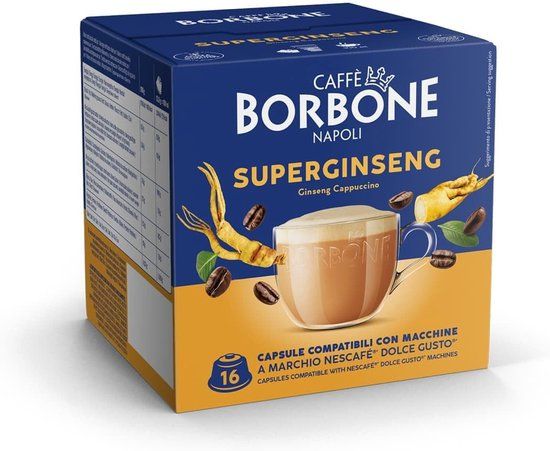 Caffe Borbone Caffè Borbone Selection - Dolce Gusto - Superginseng - 16 capsules