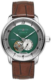 Zeppelin 8566-2 Herrenuhr Friedrichshafen Open Heart Automatik 40mm 5ATM
