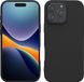 kwmobile telefoonhoesje geschikt voor Apple iPhone 16 Pro Max - Back cover - Mat zwart