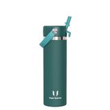 Sparrow RVS Drinkfles 500ml/750ml/1L/1.2L - Isolerende Waterfles met Rietje