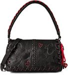 Desigual Schoudertas Mickey Kiss Naron Across Body Bag Black zwart