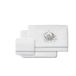 Beddengoed Coralina Beddengoed Minibed New Sleeping wit en grijs