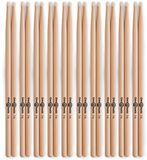 Gear4music Vic Firth 7A Nylon Tip Maple Drumsticks, 10 Pack
