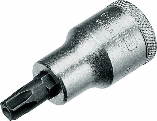 Gedore Dop 1/2" Torx T27 met boring