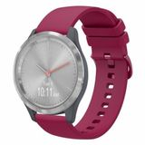By Qubix Qubix - Soft siliconen bandje voor Garmin Venu 4 (41mm) - 18mm - Wijnrood