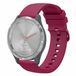 By Qubix Qubix - Soft siliconen bandje voor Garmin Venu 4 (41mm) - 18mm - Wijnrood
