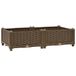 VidaXL Plantenbak verhoogd 80x40x23 cm polypropyleen Bruin