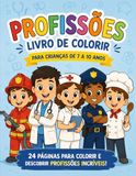 livro Profissões Livro de Colorir