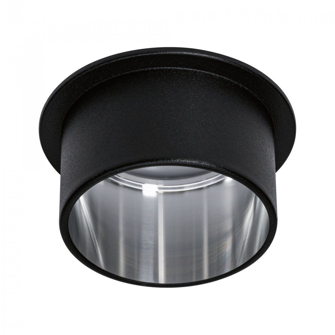 Paulmann Gil Coin - Spot - Zwart - Dimbare LED - 2700K - IP44