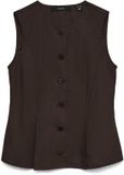 Vero Moda VMSELMA WAISTCOAT WVN NOOS 10345675 Gilet Dames XS Chocolate Torte