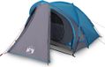 vidaXL Koepeltent 2-persoons waterdicht blauw