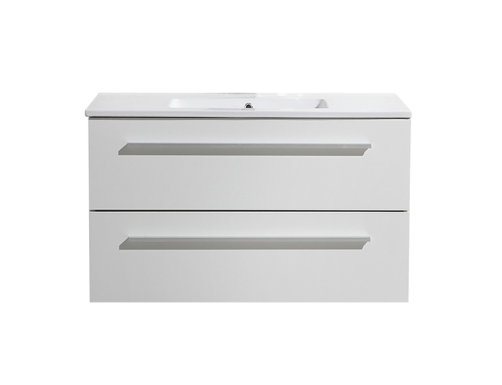 Badkamerplanet Badkamermeubel Actio DL 80 cm Mat Wit