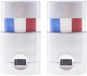Merkloos Schminkstift rood/wit/blauw - 2x stuks - Frankrijk/Nederland - fans en supporter schmink