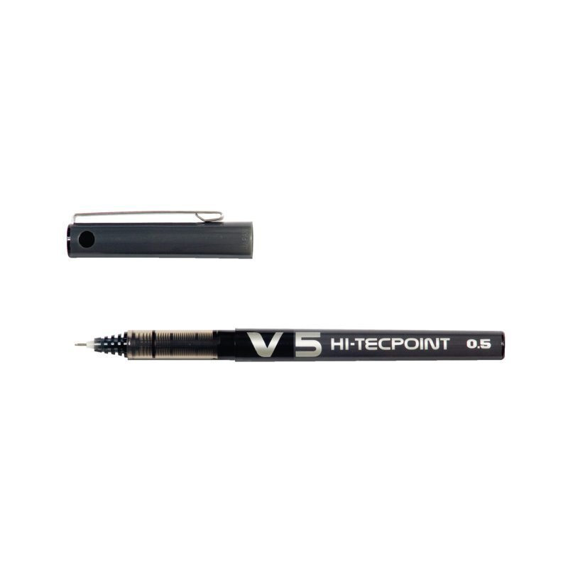 Pilot Hi-tecpoint V5 Rollerball Zwart