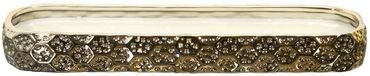 HOME DECO FACTORY Geurkaars Cashmere cream Goudkleurig 9 branduren