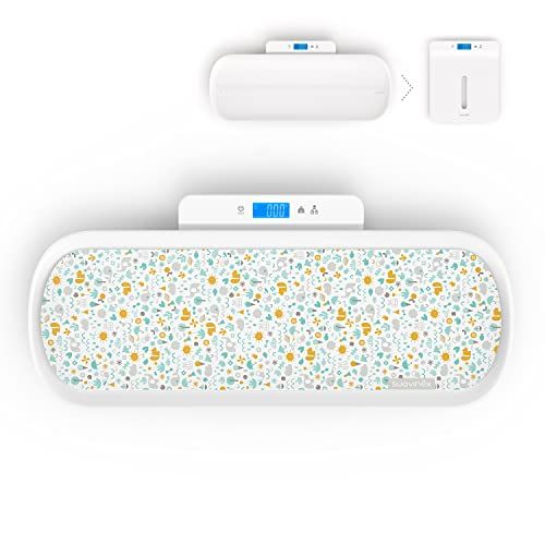 Suavinex Digitale personenweegschaal voor baby's en volwassenen, hoge precisie, bluetooth-personenweegschaal voor baby's en volwassenen, van 1 kg tot 100 kg, met afneembaar meetinzetstuk