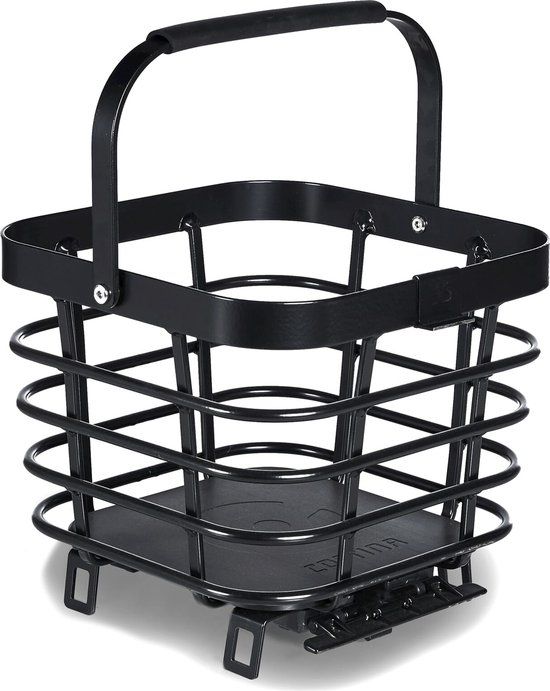 Cortina Mand Montreal AVS Zwart - Fietsmand - Aluminium - 30x30x28 cm