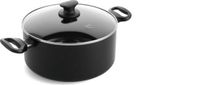 GreenChef Prime keramische inductie kookpan met deksel 24cm - 4.9L - PFAS-vrij - Zwart