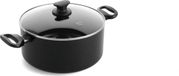 GreenChef Prime keramische inductie kookpan met deksel 24cm - 4.9L - PFAS-vrij - Zwart