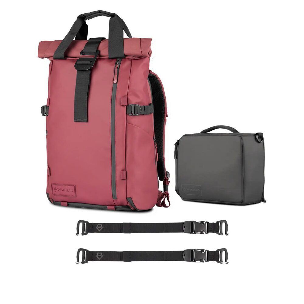 WANDRD PRVKE Photo Bundle Rugzak V4 - Rhone Burgundy - 31L