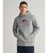 GANT Sweatshirt bleu / gris / rouge / blanc