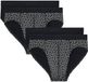 HOM Minislip Tom 2 Noir Coton/Élasthanne 4-Pack Taille M