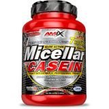 Amix Micellar Casein 1 kg - Protéine à libération prolongée + Contribue à augmenter la masse musculaire maigre saveur chocolat