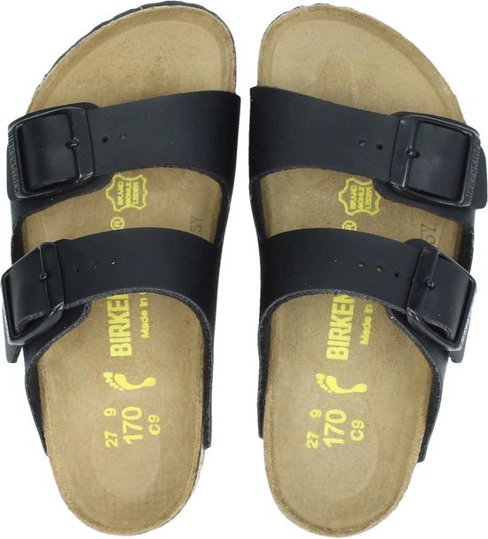 Birkenstock Arizona slippers zwart