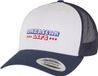 Mister Tee American Life Retro Trucker Snapback Pet Blauw/Wit