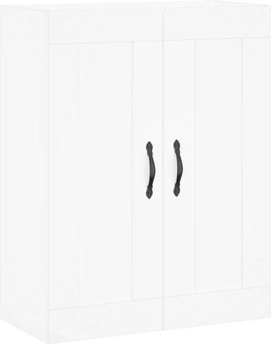 VidaXL Wandkast 69,5x34x90 cm bewerkt hout wit