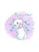 Komar Disney-wandafbeelding van Komar | Aristocats Marie | kinderkamer, babykamer, decoratie, kunstdruk | Afmetingen 30 x 40 cm (breedte x hoogte) | zonder lijst | WB011-30x40