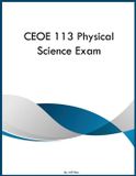 CEOE 113 Physical Science Exam Paperback